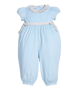 Little English Winthrop Floral Caroline Bow Romper