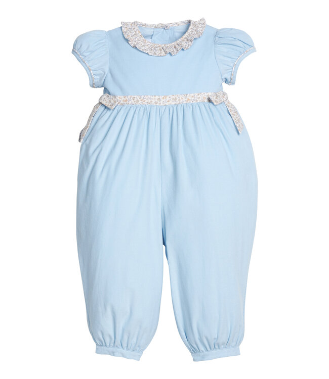 Little English Winthrop Floral Caroline Bow Romper