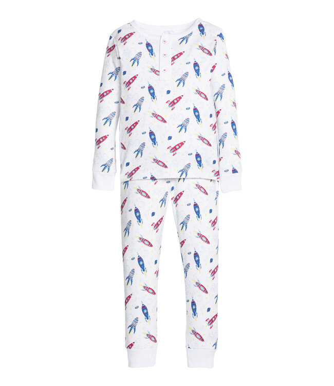 Little English Rocket Ship Jammies
