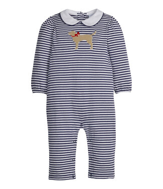 Little English Lab Peter Pan Applique Romper