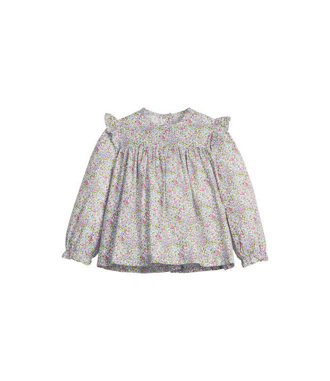 Little English Lavender Gables Floral Floaty Top