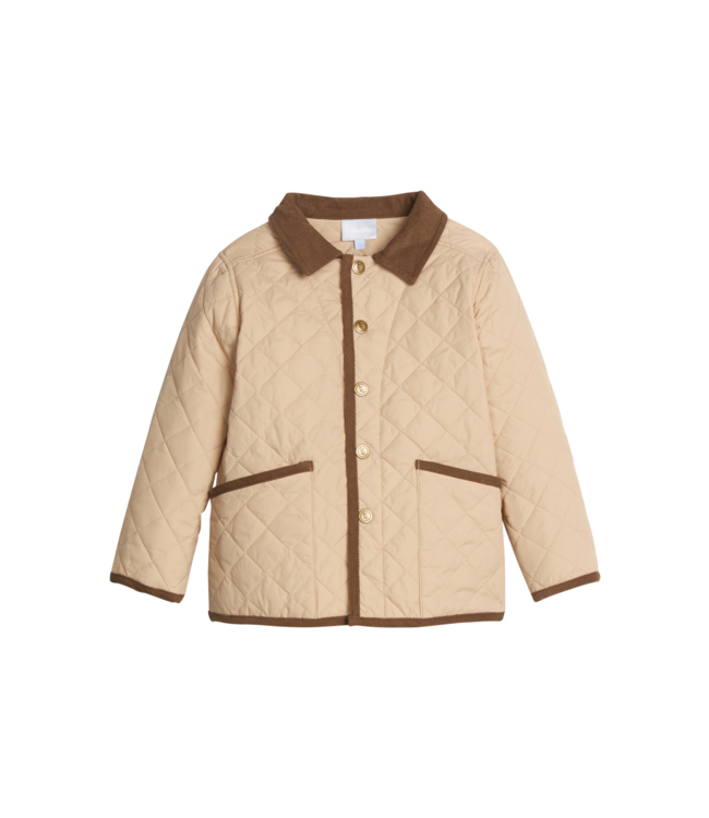 Little English Khaki Classic Quilted Jacket