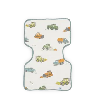 Little Unicorn Cotton Muslin Burp Cloth Work Trucks