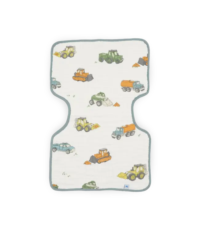 Little Unicorn Cotton Muslin Burp Cloth Work Trucks