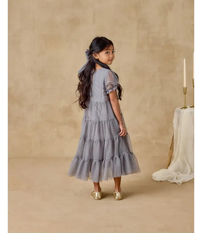 French Blue Dottie Dress