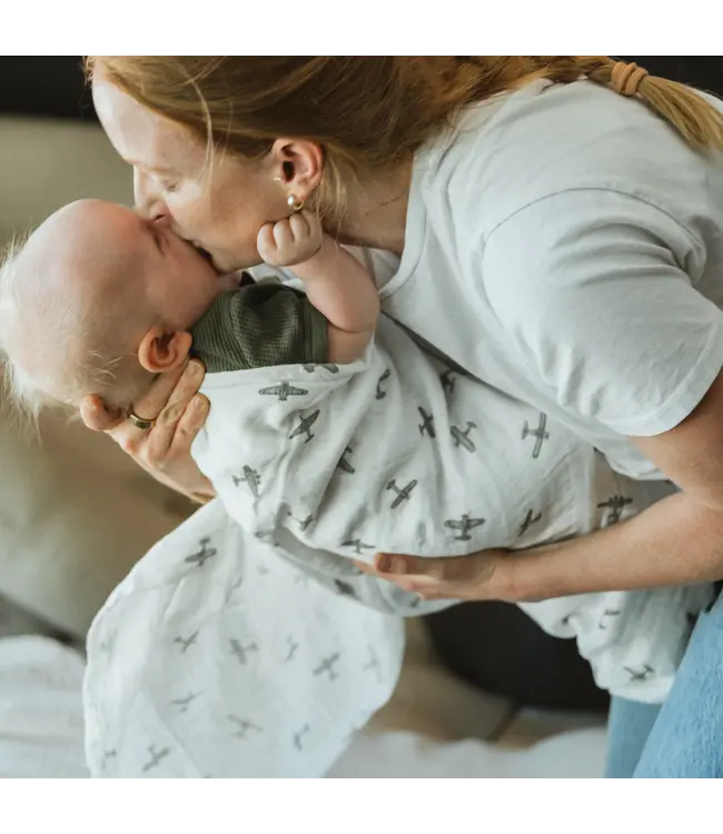 Little Unicorn Organic Cotton Muslin Swaddle Blanket