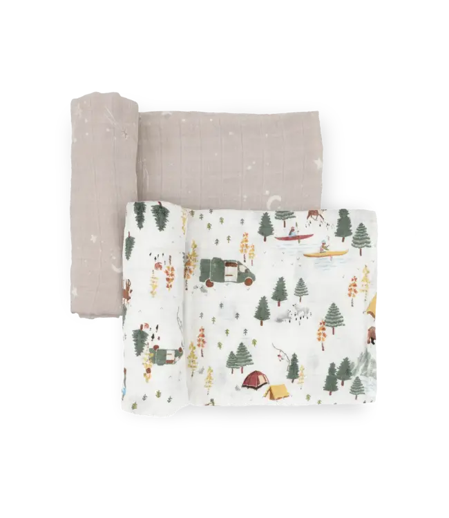 Little Unicorn Organic Swaddle 2 PK. Set