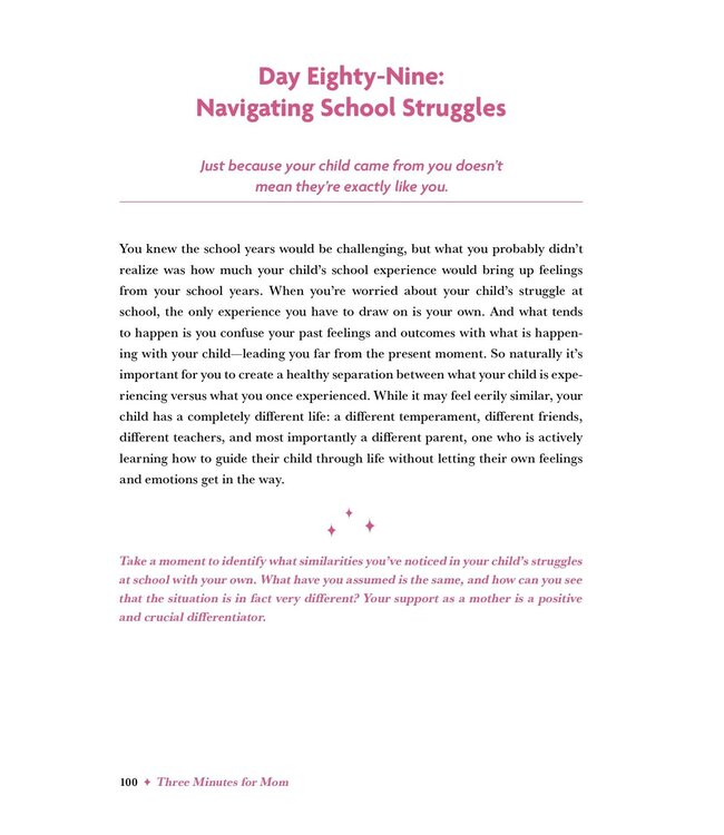 Simon & Schuster Three Minutes For Mom