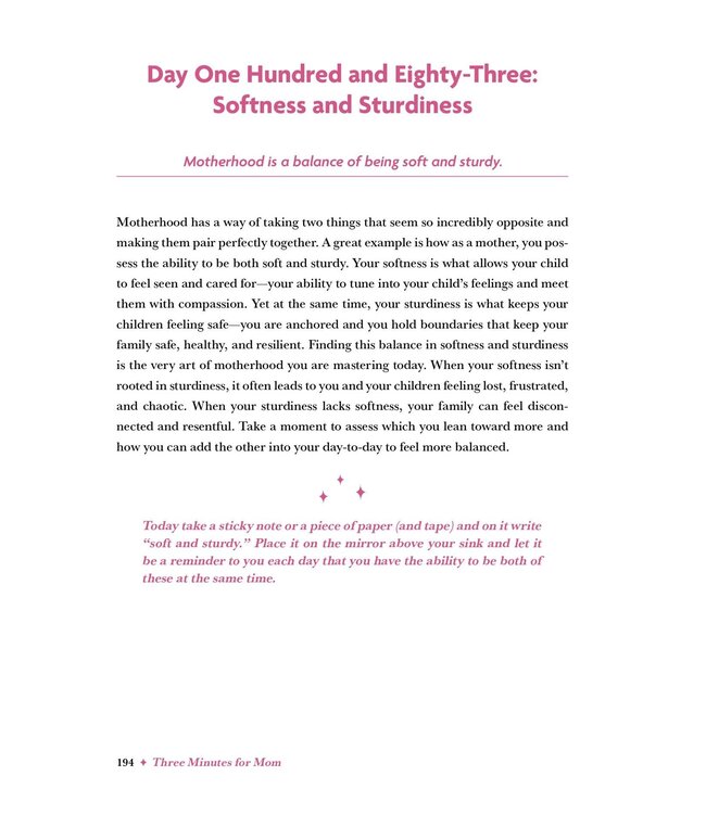 Simon & Schuster Three Minutes For Mom