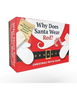 Simon & Schuster Why Does Santa Wear Red Trivia Game
