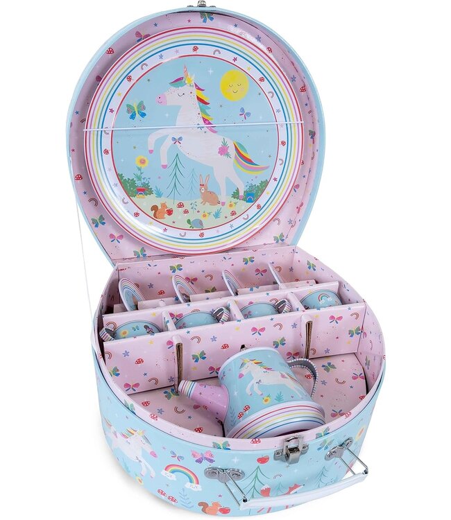 Rainbow Fairy 11 pc Musical Tea Set