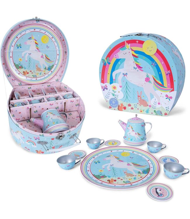 Rainbow Fairy 11 pc Musical Tea Set