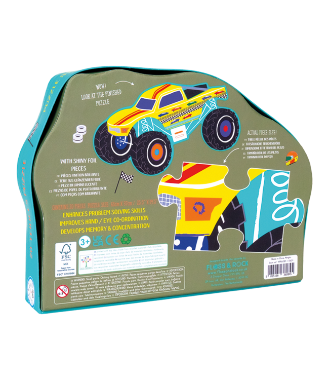 Floss & Rock Car 20 PC Puzzle-Cars
