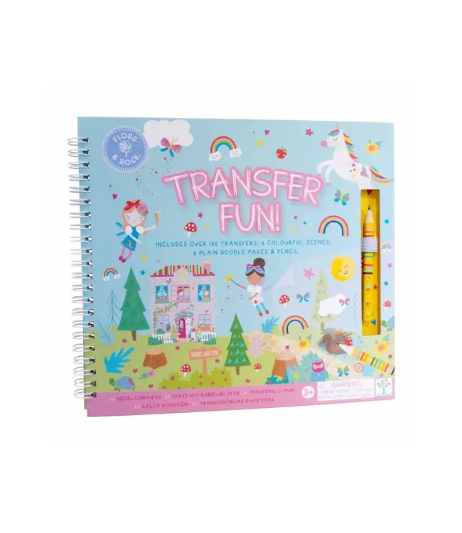 Floss & Rock Transfers Rainbow Fairy