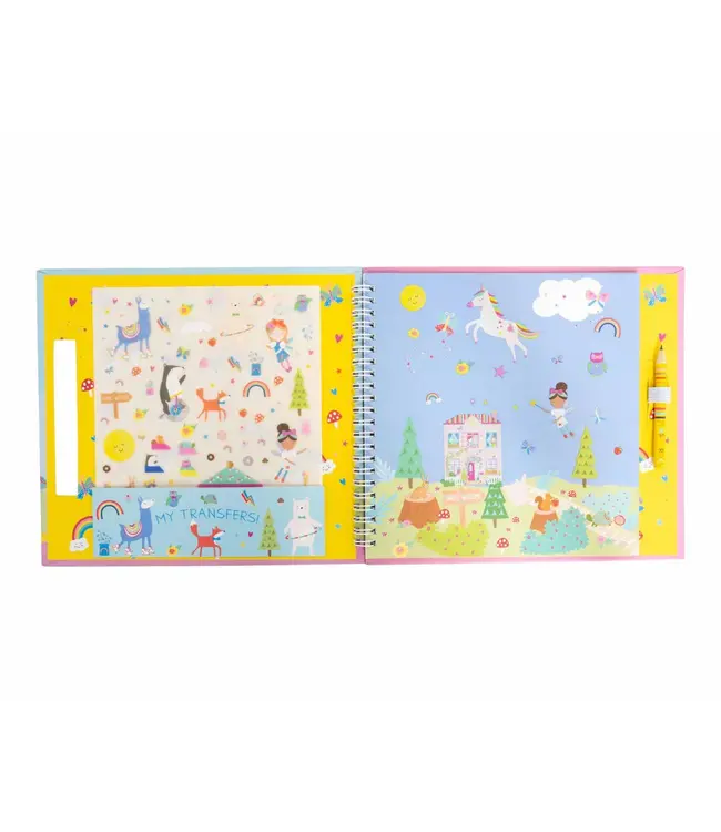 Floss & Rock Transfers Rainbow Fairy