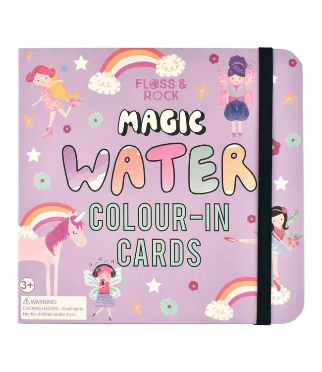 Floss & Rock Magic Color In Cards Fairy Unicorn