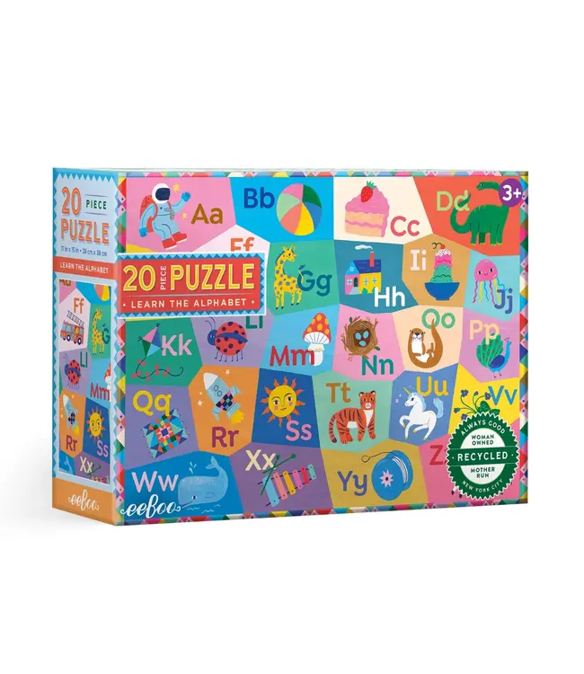 eeboo Learn the Alphabet 20 pc. Puzzle