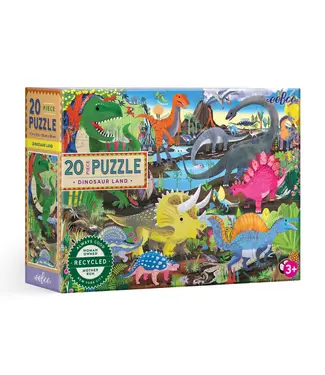 eeboo Dinosaur Land 20 pc. Puzzle