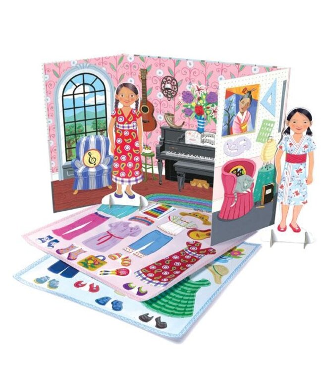eeboo Musician & Artist Paper Doll Set