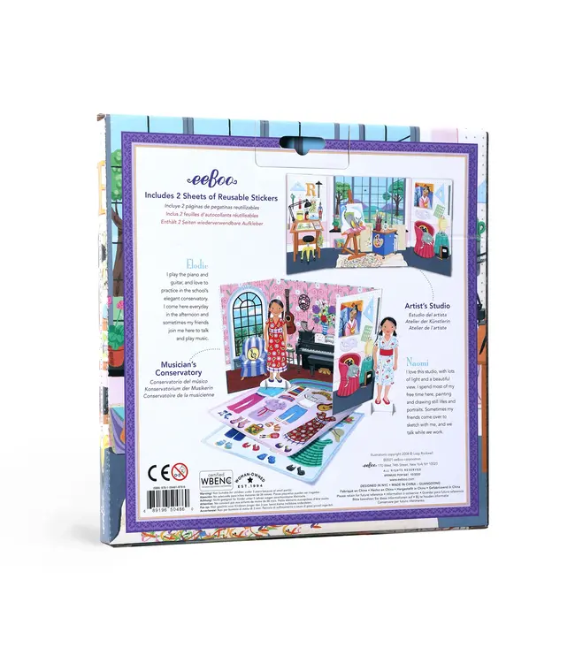 eeboo Musician & Artist Paper Doll Set