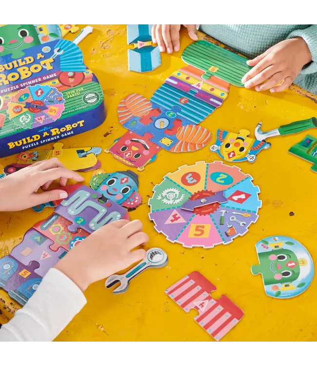 Build a Robot Shaped Spinner Game