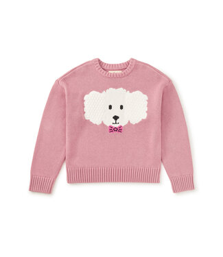 Tea Collection Hydrangea Fluffy Puppy Sweater