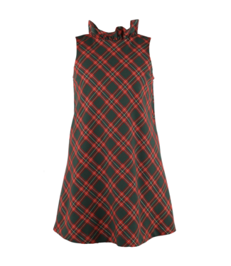 Gabby. Blair Red Plaid Dress