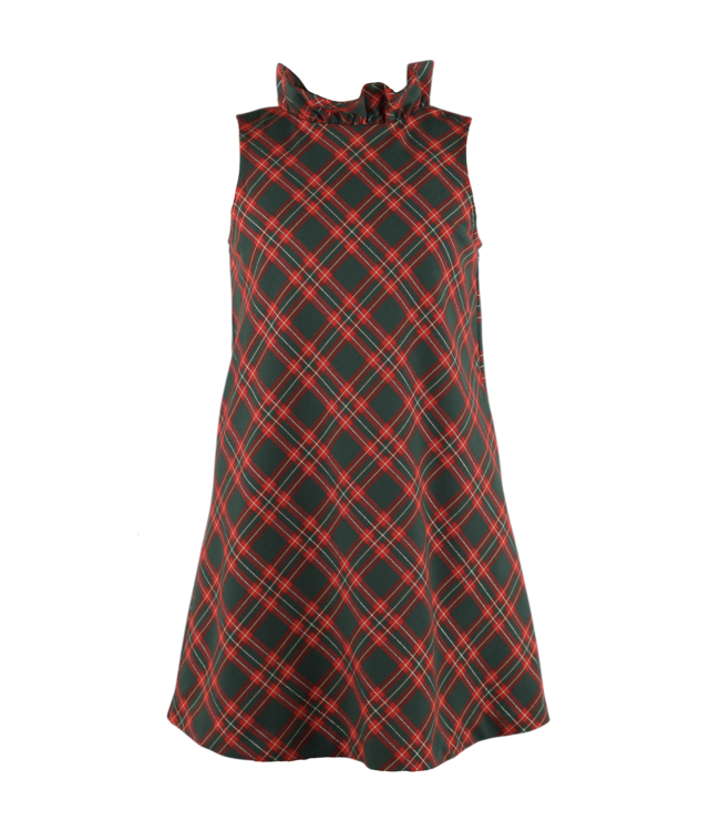 Gabby. Blair Red Plaid Dress