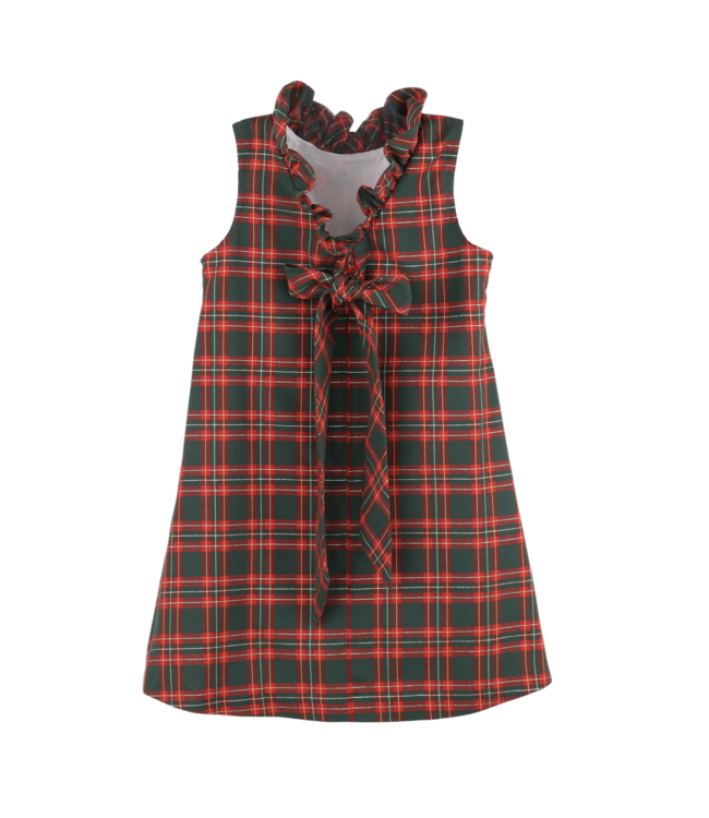 Gabby. Blair Red Plaid Dress