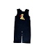 Luigi Navy Corduroy Lab w/Football & Flag Romper