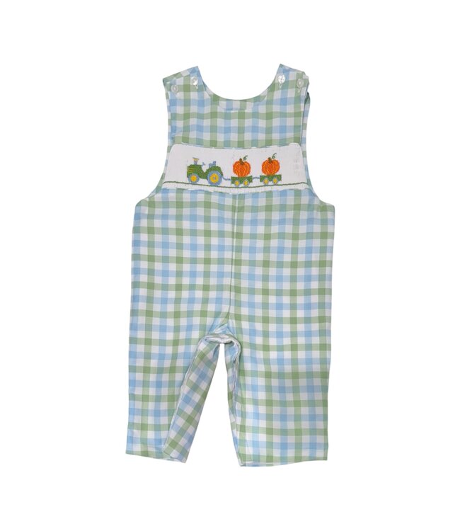 Anavini Pumpkin Green/Blue Plaid Jon Jon