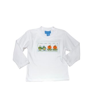 Anavini White Pumpkin Knit T-Shirt