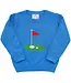 Ruth and Ralph Blue Golf Sweater