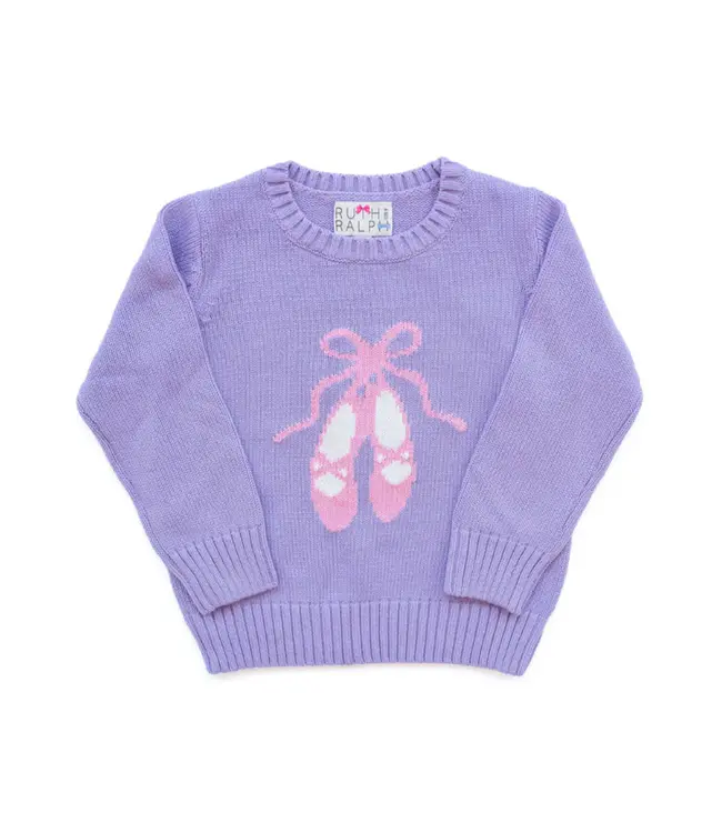 Ruth and Ralph Lavender Ballet Sweater