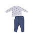 Angel Dear Gray Football Field Goal Sweatshirt/Jogger Set