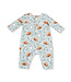 Angel Dear Blue Touchdown Time L/S Henley Romper