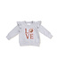 Angel Dear Varsity French Terry Ruffle Sweatshirt