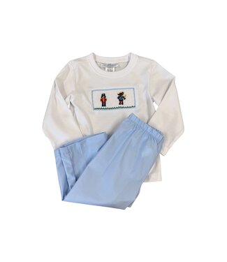 City Beautiful Nutcracker Boy Smocked Pant Set