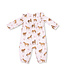 Angel Dear Pink Horses Ruffle Sleeve Romper