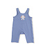 Angel Dear Blue Best Friend Dogs French Terry Dog Pocket Overall