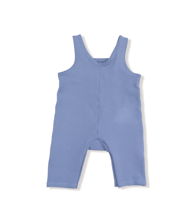 Angel Dear Blue Best Friend Dogs French Terry Dog Pocket Overall