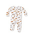 Angel Dear Ivory/Tan Napping Puppies 2 Way Zip Footie