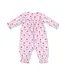 Angel Dear Pink Rose Garden Trellis Smocked Romper