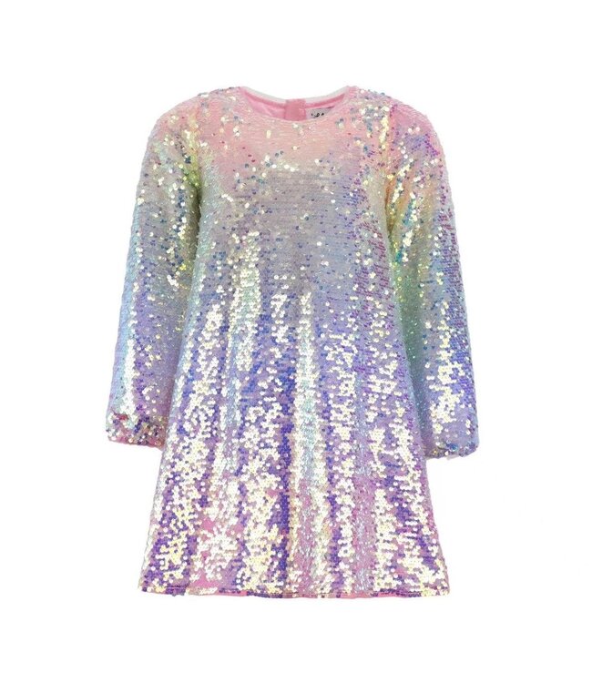 Lola & the Boys Sequin Ombre Party Dress