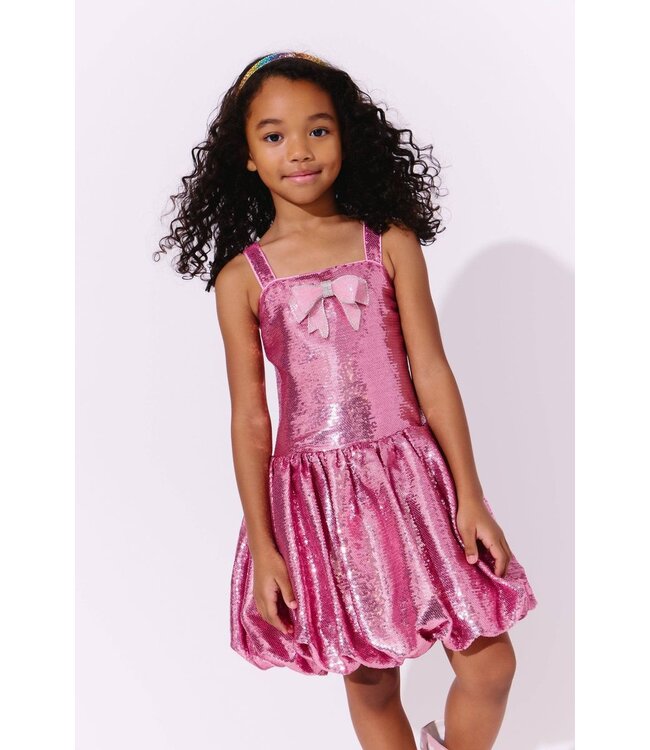 Lola & the Boys Rose Bow Bubble Dress
