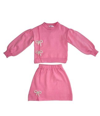 Lola & the Boys Pretty in Pink Bow Set