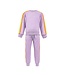 Lola & the Boys Lavender Rainbow Sequin Set