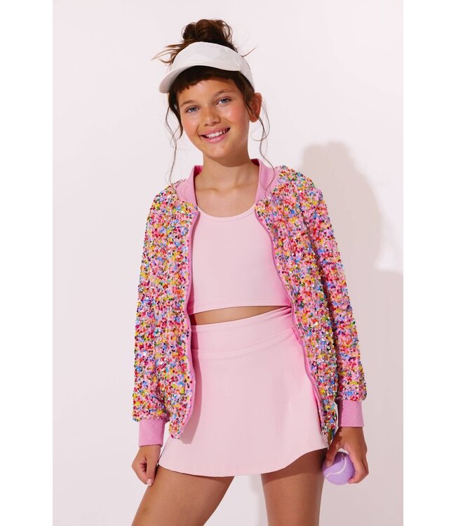 Lola & the Boys Confetti Shimmer Party Bomber