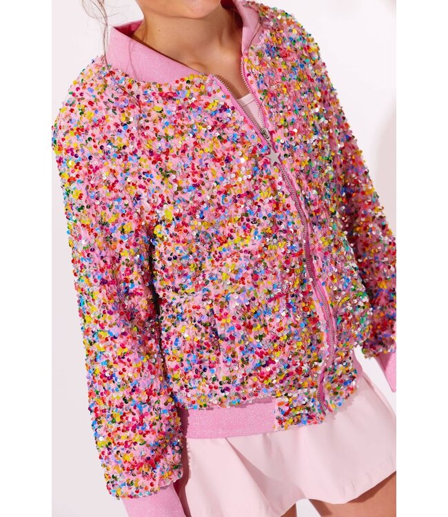 Lola & the Boys Confetti Shimmer Party Bomber