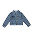 Lola & the Boys Rainbow Sparkle Denim Jacket